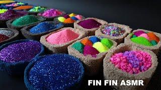 ASMR : Colorful Glitter Sand Crumbles #375