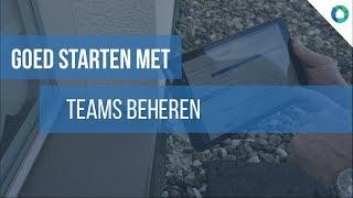 Goed starten met | Teams beheren