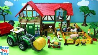 Playmobil Large Farm Building Playset with Animals Toys For Kids