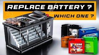 Replace Motorcycle Battery | Which One To Consider ? | Exide or Amaron ? |  #motorcycle #automobile