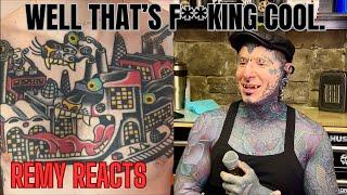 Remy Reacts to Brad Adams Tattoos  #inked #ink #tattoo