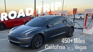 Model 3 Road Trip | From TESLA Takeover in San Luis Obispo to Las Vegas