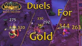 Ret Paladin duels for gold Phase 1 PVP