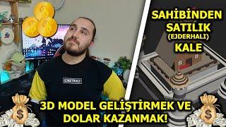 3D MODEL SATMAK VE PARA KAZANMAK ! Yaptığım Freelance İş | Model Satarak Dolar Kazanabilirsiniz !