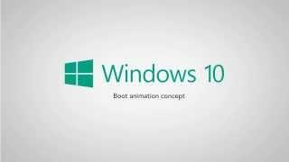 Windows 10 boot animation concept
