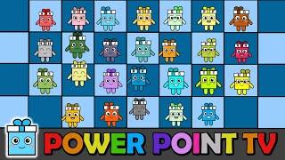Learn Alphabet with Alpha Box ️Song! | Power Point TV Animation