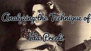 Analyzing the Guitar Technique of Ida Presti