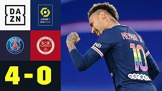 Neymar und Co. souverän und weiter im Titelrennen: PSG - Reims 4:0 | DAZN Highlights