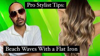 How to do Beach Waves with a Flat Iron