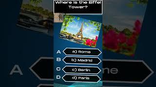 Quiz Time: Where is the Eiffel Tower #travel #adventure