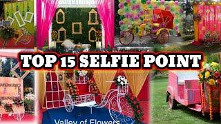 TOP 15 SELFIE POINT // wedding selfie point