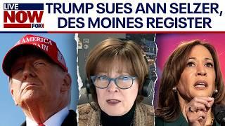 Trump sues The Des Moines Register, Ann Selzer over Iowa poll | LiveNOW from FOX