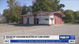 Charges filed after feds seize 50 pounds of cocaine at east side Indy carwash