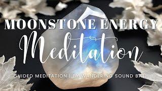 Heighten Your Intuition & Connect to Divine Feminine | 20 Min Moonstone Crystal Guided Meditation