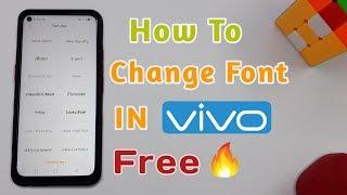 How To Change Font Style In Vivo Smartphones Free | Free Font For Vivo Smartphones 