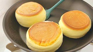 계란 2개로 폭신폭신 부드러운 수플레 팬케이크 만들기  | Souffle Pancake