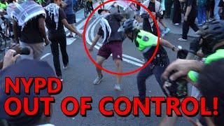 "GET THE F*CK DOWN!" Pro-Palestinian Protesters BRUTALIZED by NYPD