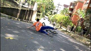 SOLO accidentes EN esta CURVA PELIGROSA  MEDELLÍN