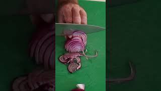 How to Julienne a Red Onion