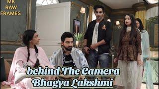 Bhagya lakshmi Dekhiye || Behind The Camera || #Rishmi #bts #mkrawframes #bhagyalakshmi