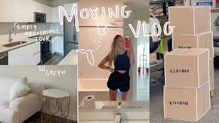 MOVING VLOG!! driving to FL, empty apartment tour + my first time seeing the apartment!