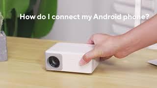 How to connect an Android phone to AKIYO O1 projector?