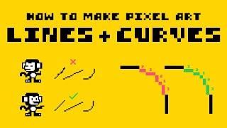 Constructing Lines and Curves in Pixel Art (Tutorial)