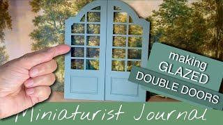 Making glazed double doors