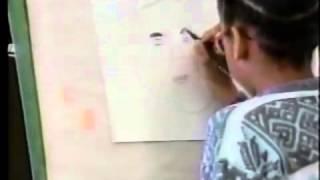 Sesame Street - A girl draws her friend Dai Xi