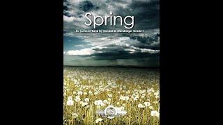 Spring (Grade 1, Randall Standridge), Concert Band