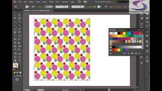 How to create a polka dot pattern swatch illustrator