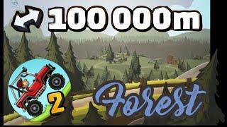 Hill Climb Racing 2: 100 000 METERS IN FOREST - FLAT GROUND??