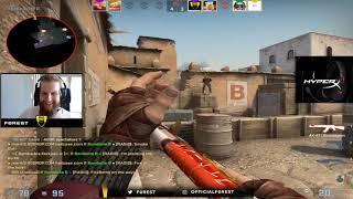 Dignitas f0rest stream Dust 2 (30 kills) mm | 26 06 2020