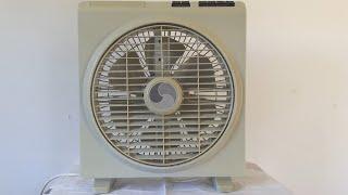 Vintage 1986 Airmaster 12" Box Fan Test