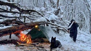 WINTER STORM SURVIVAL! Can You Handle -23°C Snow Camping?