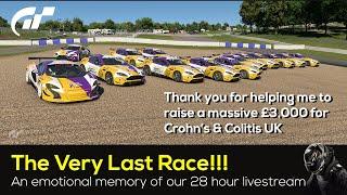 The Very Last Race of my 28 Hour Charity Livestream for Crohn's & Colitis UK - #granturismo7