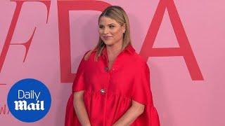 Jenna Bush Hager attends the red carpet at the 2019 CFDA Awards