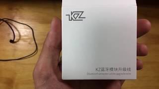 Unboxing & First Impressions  KZ ZST Earphone Bluetooth Adapter Cable