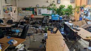 Computers Stolen and Special Education Classroom Trashed