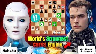 Stockfish 16.1 BEAUTIFULLY Sacrificed His Knight Against The World's Strongest AI | Chess Strategy