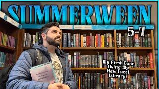 Reading Summer Thriller Books From My New Library  Summerween Day 5-7 Vlog