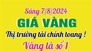 Giá vàng hôm nay ngày 7/8/2024- GIÁ VÀNG 9999 MỚI NHẤT- Bảng giá vàng sjc, 24k 18k 14k 10k