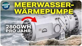 Heizen mit Meerwasser: XXL Wärmepumpe geht in Betrieb