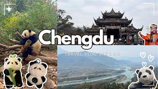 China Travel Vlog: Chengdu 成都| bullet train, giant pandas, city life, dujiangyan, face changing 