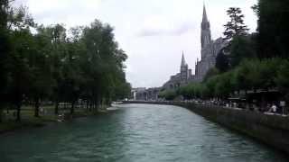 River Gave de Pau, Lourdes, France