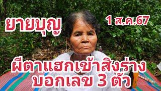 #ด่วน ๆ ผีตาแฮกเข้าสิงร่างยายบุญ บอกเลข 3 ตัว 1 ส.ค.67