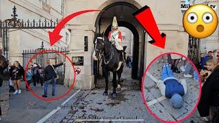 Watch What These Weird Tourists Do In Front Of The King’s Horse Guard! Royal Guards, King’s Guard!