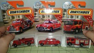 Seagrave Fire Engine + Scania P 360 +'51 Hudson Hornet | MATCHBOX