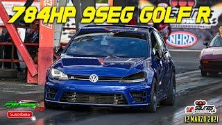 784HP 9seg GOLF R | Salinas Speedway | PalfiebruTV