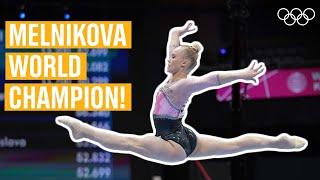 Melnikova's winning floor routine! | 2021 All-Around world champion